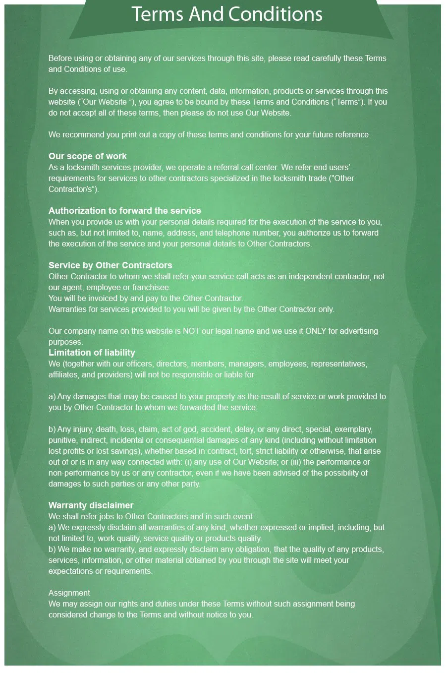 Fort Lauderdale Lock And Key Fort Lauderdale, FL 954-281-3394 - terms-and-condition-68-16mod
